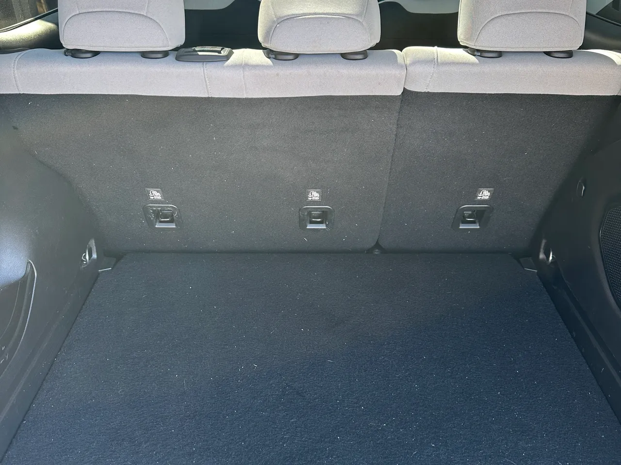 Before: Jeep Compass cargo area detailed spotless by Premier Detailing in West Plains, MO